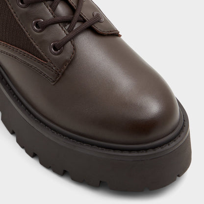 Talaleryknit Brown Overflow Women's Combat boots - Combat ankle boot, Brown | Aldo Best Seller