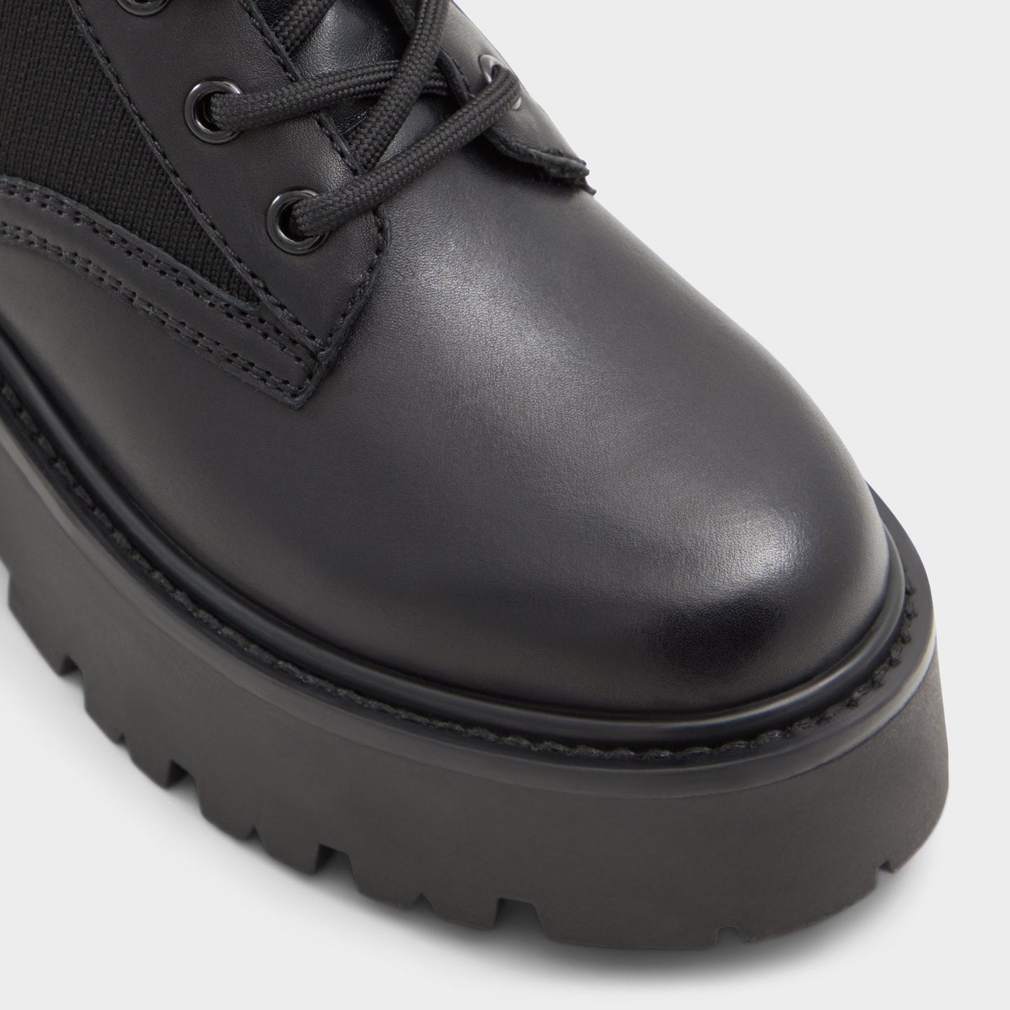 Talaleryknit Black Women's Combat boots - Combat ankle boot, Black | Aldo Recommended