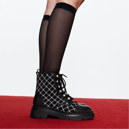 Marthia in Other Black - Combat ankle boot, Black | Aldo Exclusive