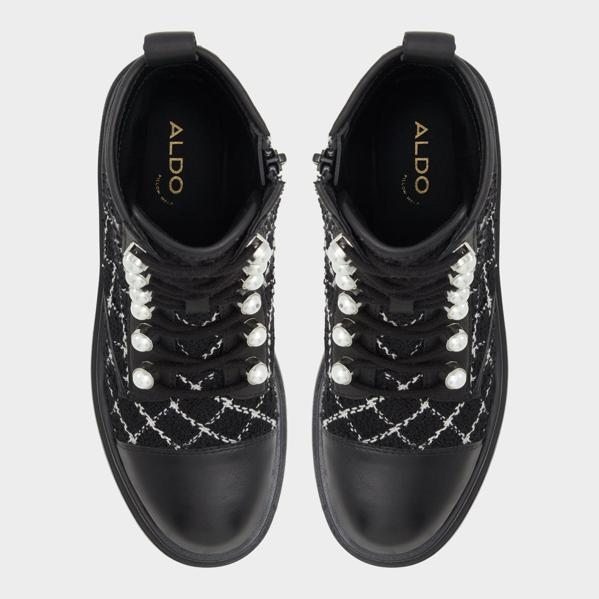 Marthia in Other Black - Combat ankle boot, Black | Aldo Exclusive