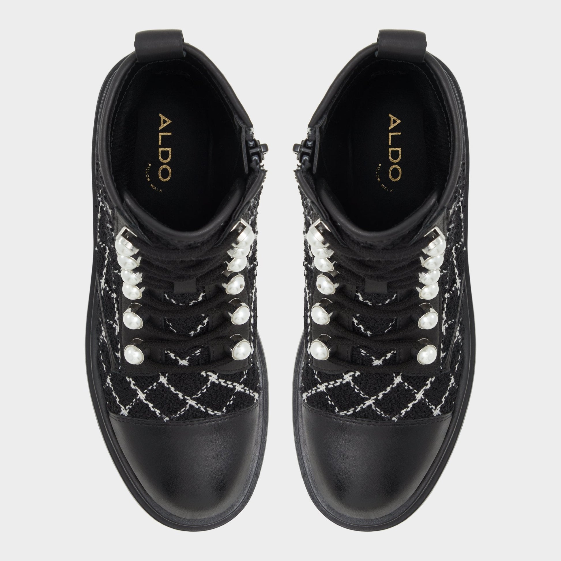 Marthia in Other Black - Combat ankle boot, Black | Aldo Exclusive