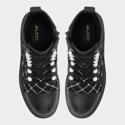 Marthia in Other Black - Combat ankle boot, Black | Aldo Exclusive