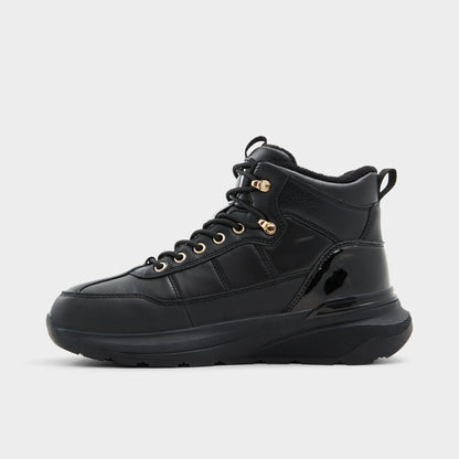 Priemeth Black Women's Winter boots - Lace-up boot, Black | Aldo Signature