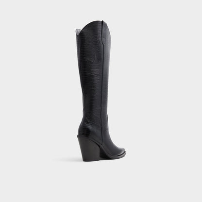 Nevada-wc Black Women's Western - Western knee-high boot, Black | Aldo Popular
