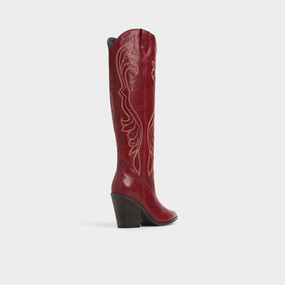 Alamo Medium Red Women's Western - Western boot | Aldo Best Seller