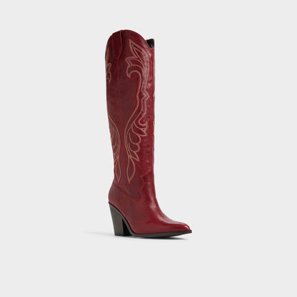 Alamo Medium Red Women's Western - Western boot | Aldo Best Seller
