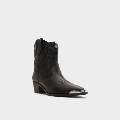 Valley Black Women's Western - Western boot, Block heel | Aldo Exclusive