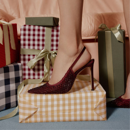 Marciana in Burgundy 14151906 - Slingback heel, Stiletto heel | Aldo Recommended