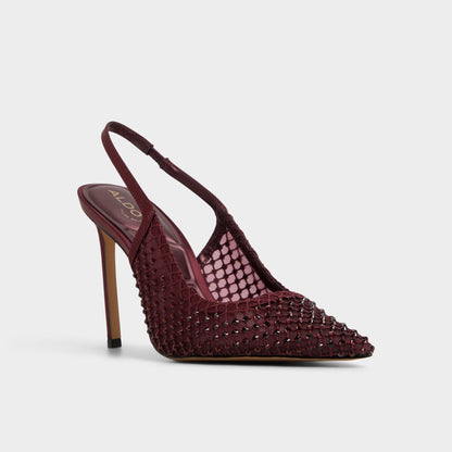 Marciana in Burgundy 14151906 - Slingback heel, Stiletto heel | Aldo Recommended