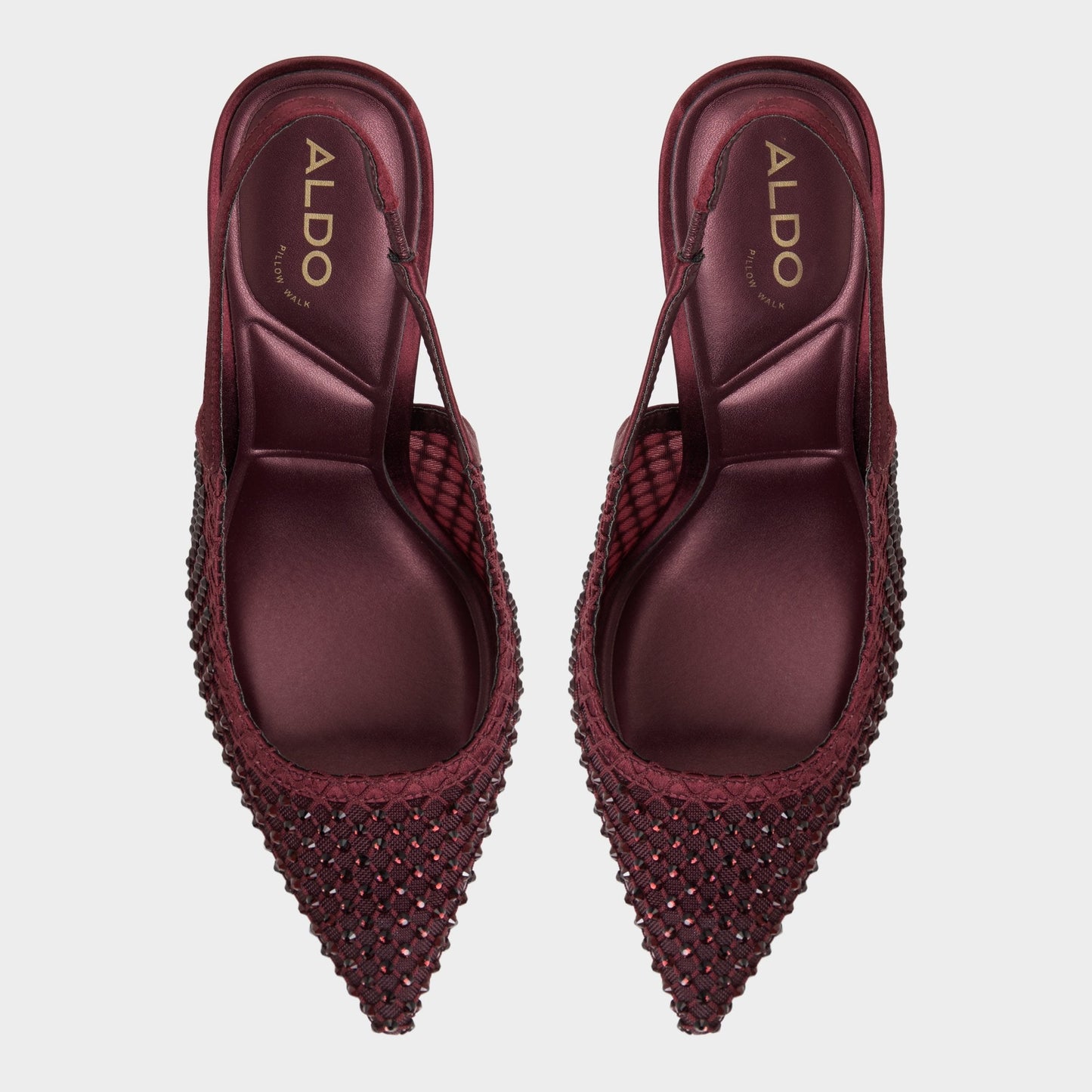 Marciana in Burgundy 14151906 - Slingback heel, Stiletto heel | Aldo Recommended