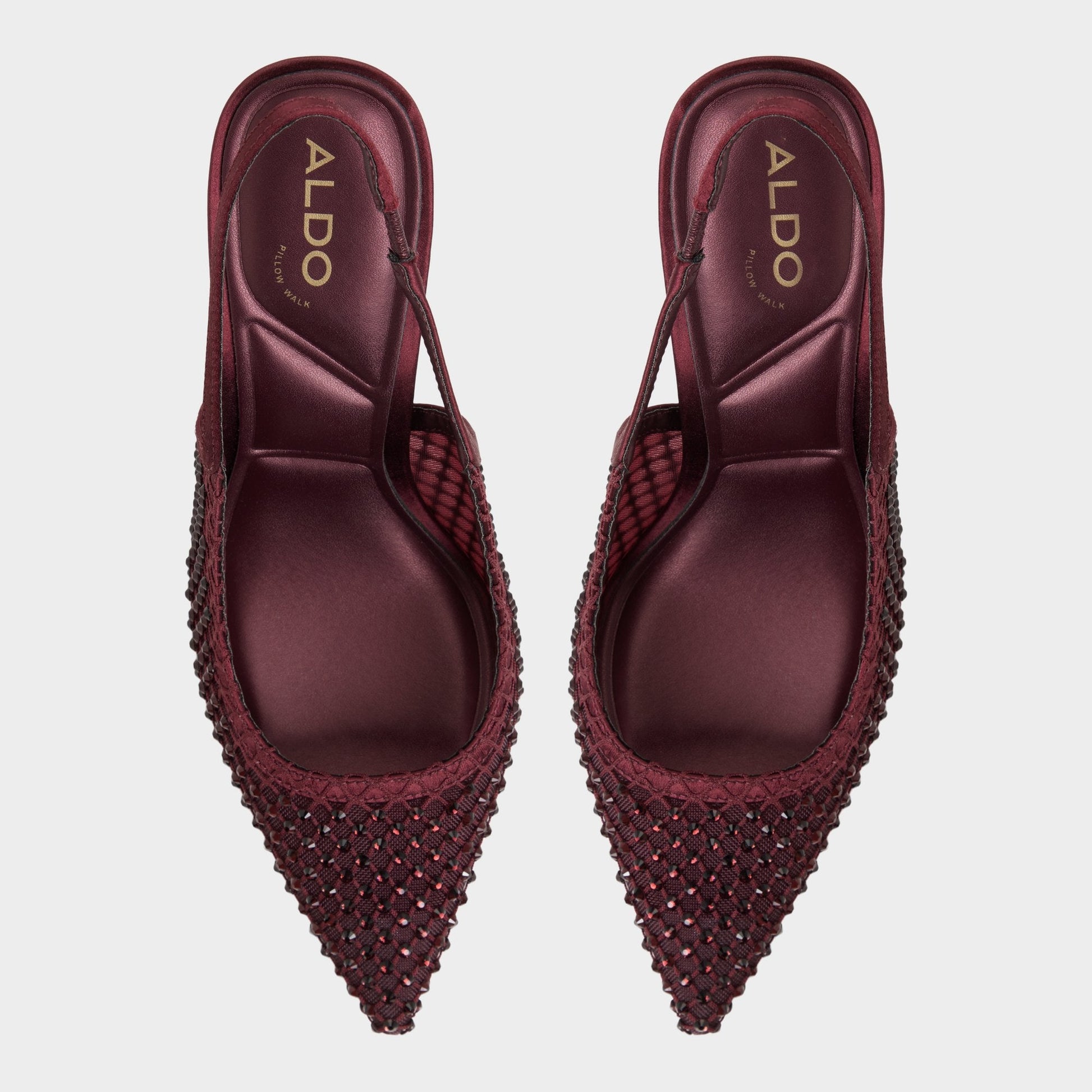 Marciana in Burgundy 14151906 - Slingback heel, Stiletto heel | Aldo Recommended