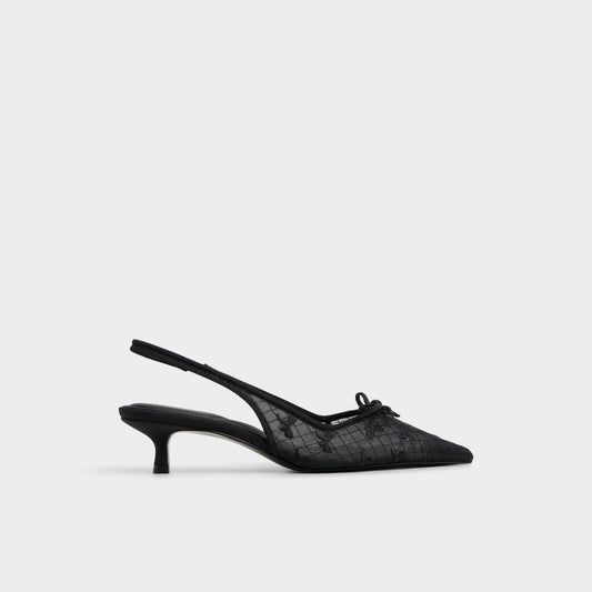 Azaro in Other Black 14151901 - Slingback heel, Kitten heel | Aldo Best Seller