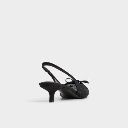 Azaro in Other Black 14151901 - Slingback heel, Kitten heel | Aldo Best Seller