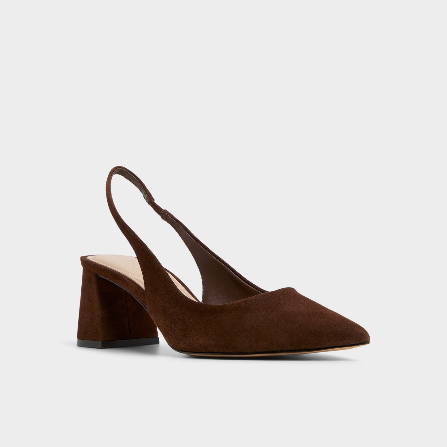Uliana in Dark Brown - Slingback heel, Block heel | Aldo Classic