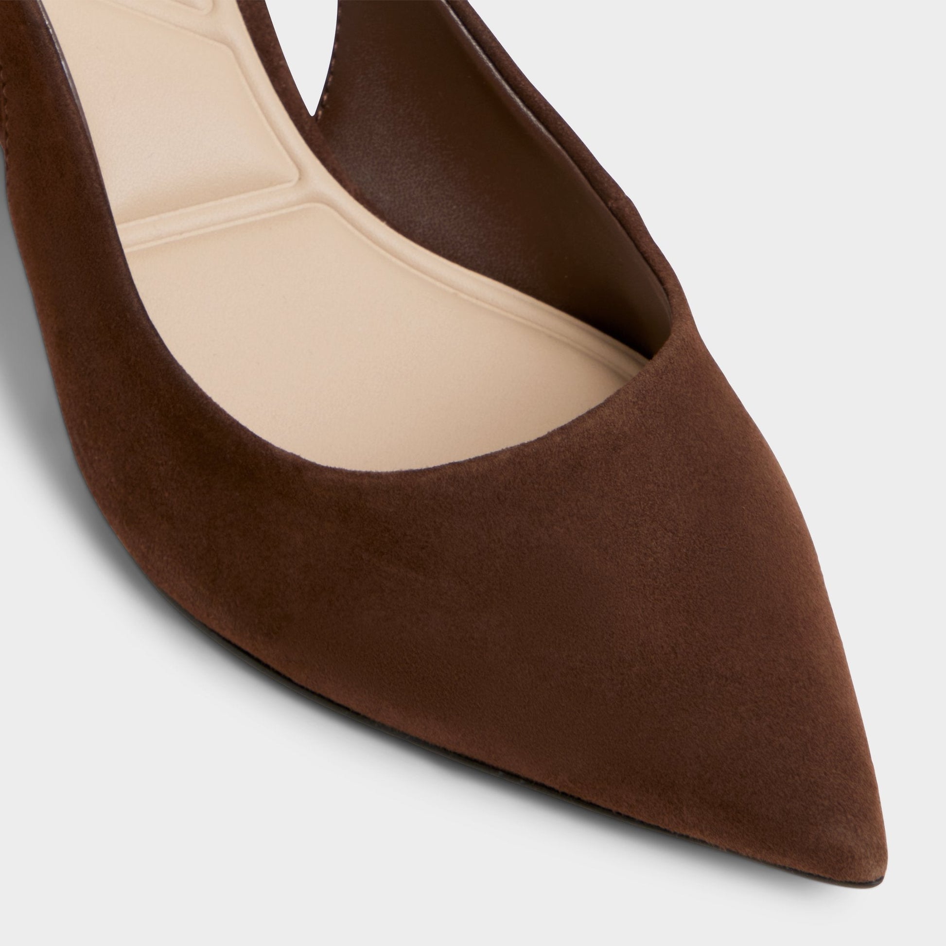 Uliana in Dark Brown - Slingback heel, Block heel | Aldo Classic