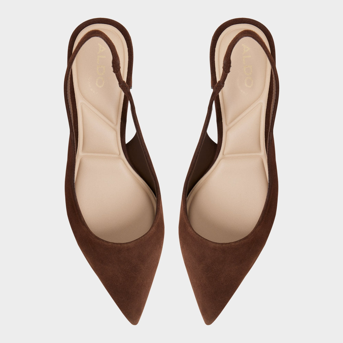 Uliana in Dark Brown - Slingback heel, Block heel | Aldo Classic