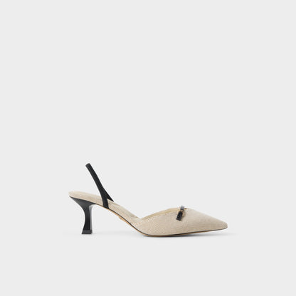 Nailah Open Natural Women's Kitten heels - Slingback heel, Kitten heel | Aldo New