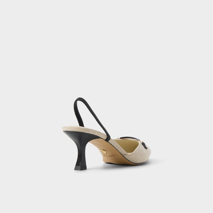 Nailah Open Natural Women's Kitten heels - Slingback heel, Kitten heel | Aldo New