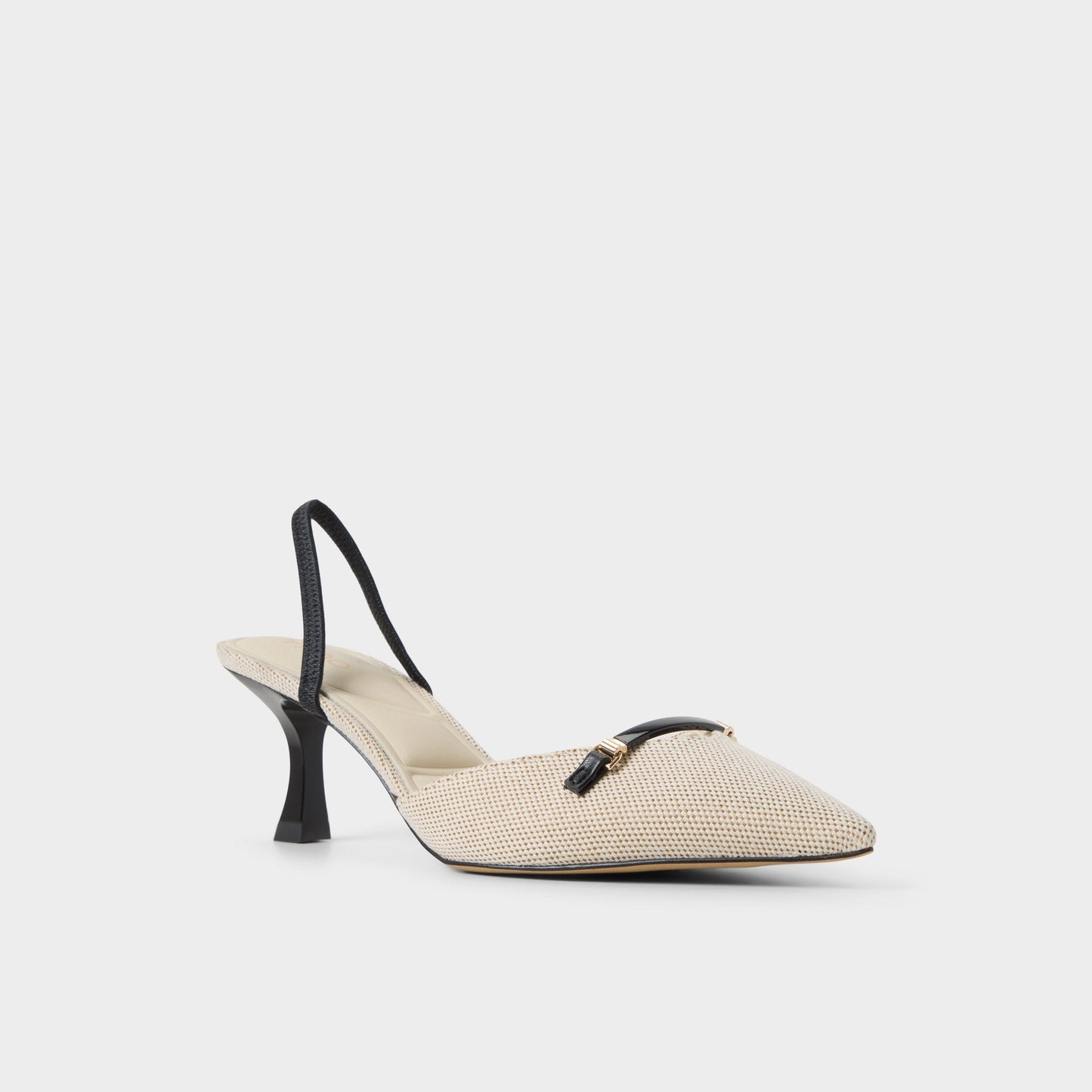 Nailah Open Natural Women's Kitten heels - Slingback heel, Kitten heel | Aldo New