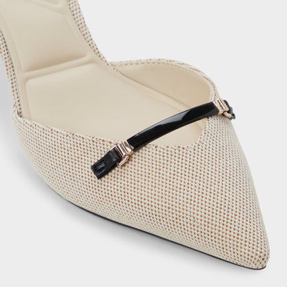 Nailah Open Natural Women's Kitten heels - Slingback heel, Kitten heel | Aldo New