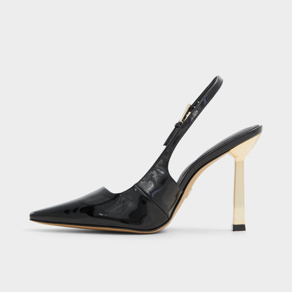 Marysa Black Women's Slingbacks - Slingback heel, Stiletto heel | Aldo Classic