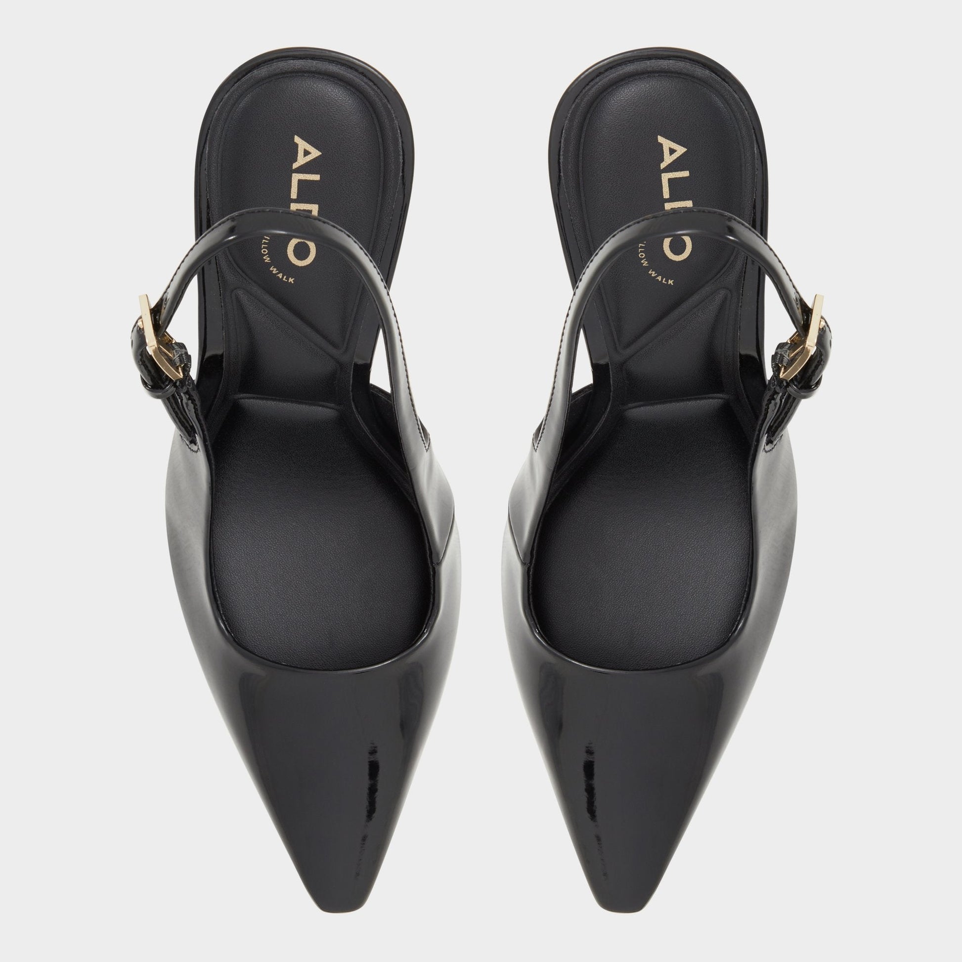 Marysa Black Women's Slingbacks - Slingback heel, Stiletto heel | Aldo Classic