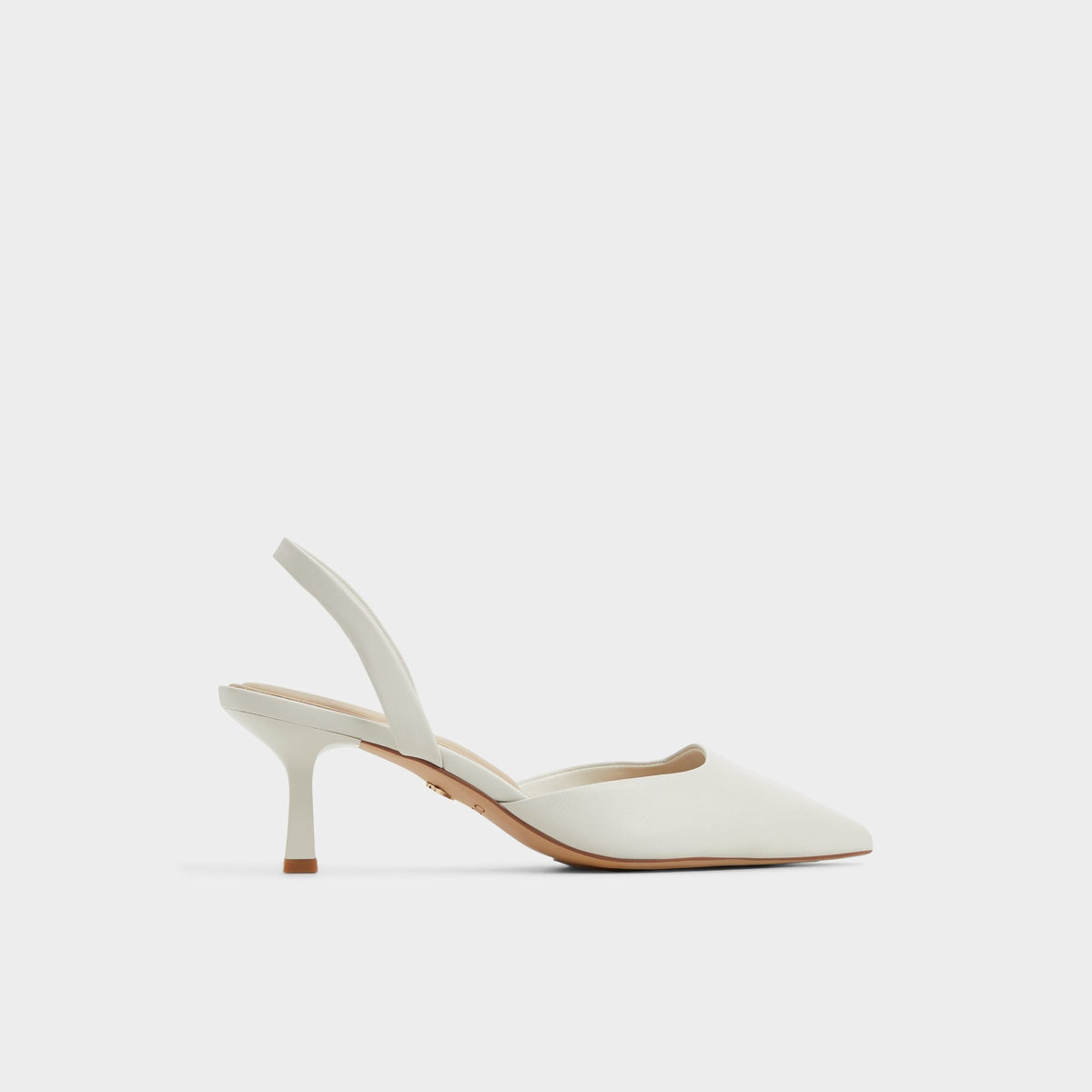 Gavedessi Open White Women's Kitten heels - Slingback heel, Kitten heel | Aldo New