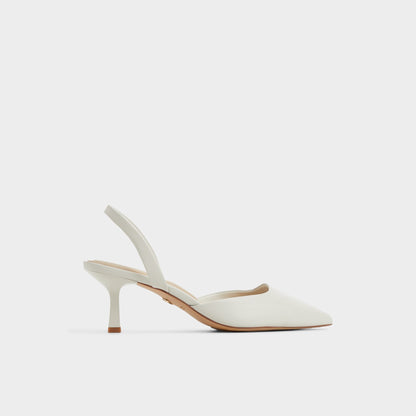 Gavedessi Open White Women's Kitten heels - Slingback heel, Kitten heel | Aldo New
