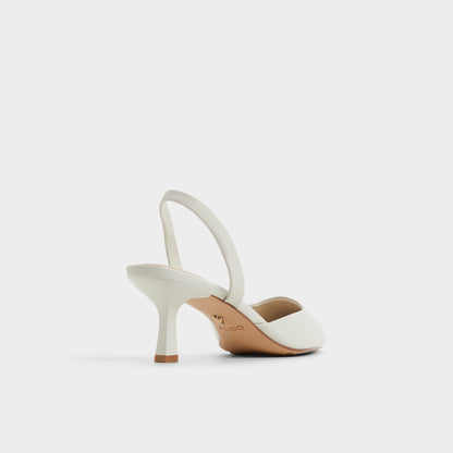 Gavedessi Open White Women's Kitten heels - Slingback heel, Kitten heel | Aldo New