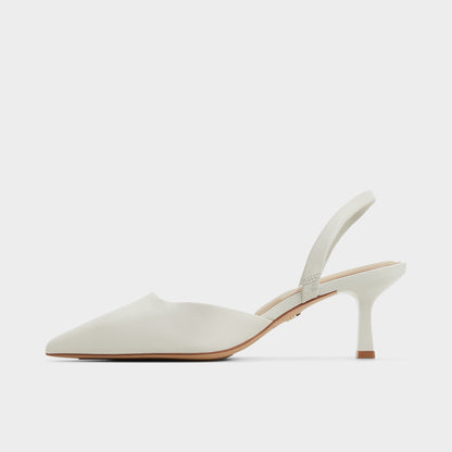Gavedessi Open White Women's Kitten heels - Slingback heel, Kitten heel | Aldo New