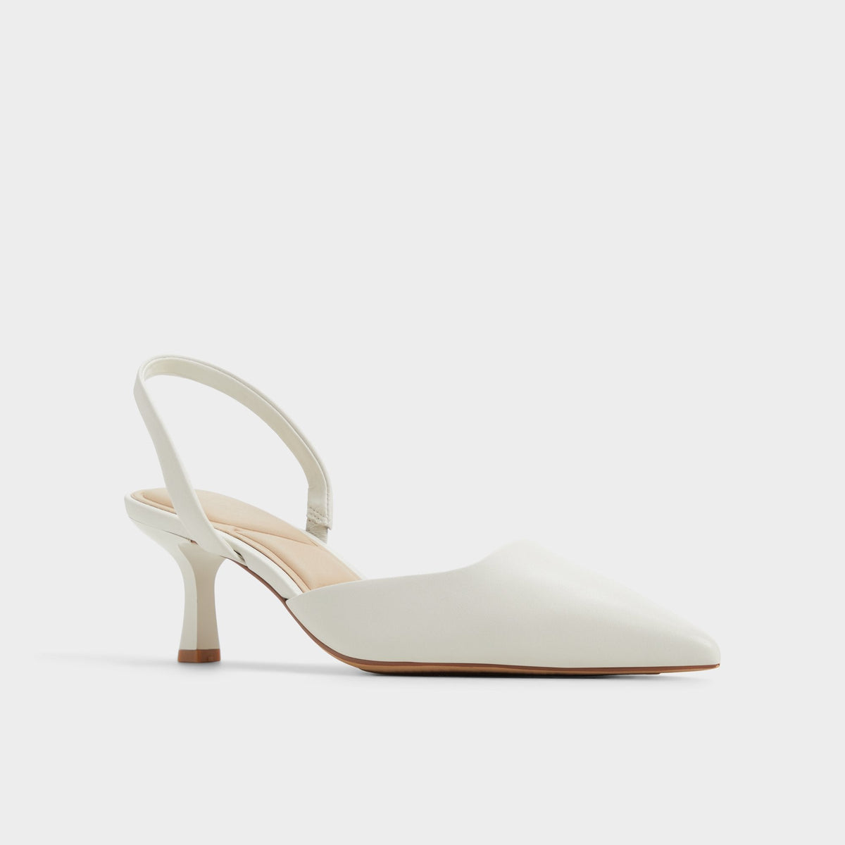 Gavedessi Open White Women's Kitten heels - Slingback heel, Kitten heel | Aldo New