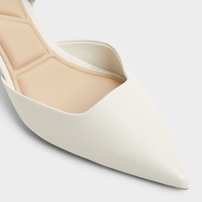 Gavedessi Open White Women's Kitten heels - Slingback heel, Kitten heel | Aldo New