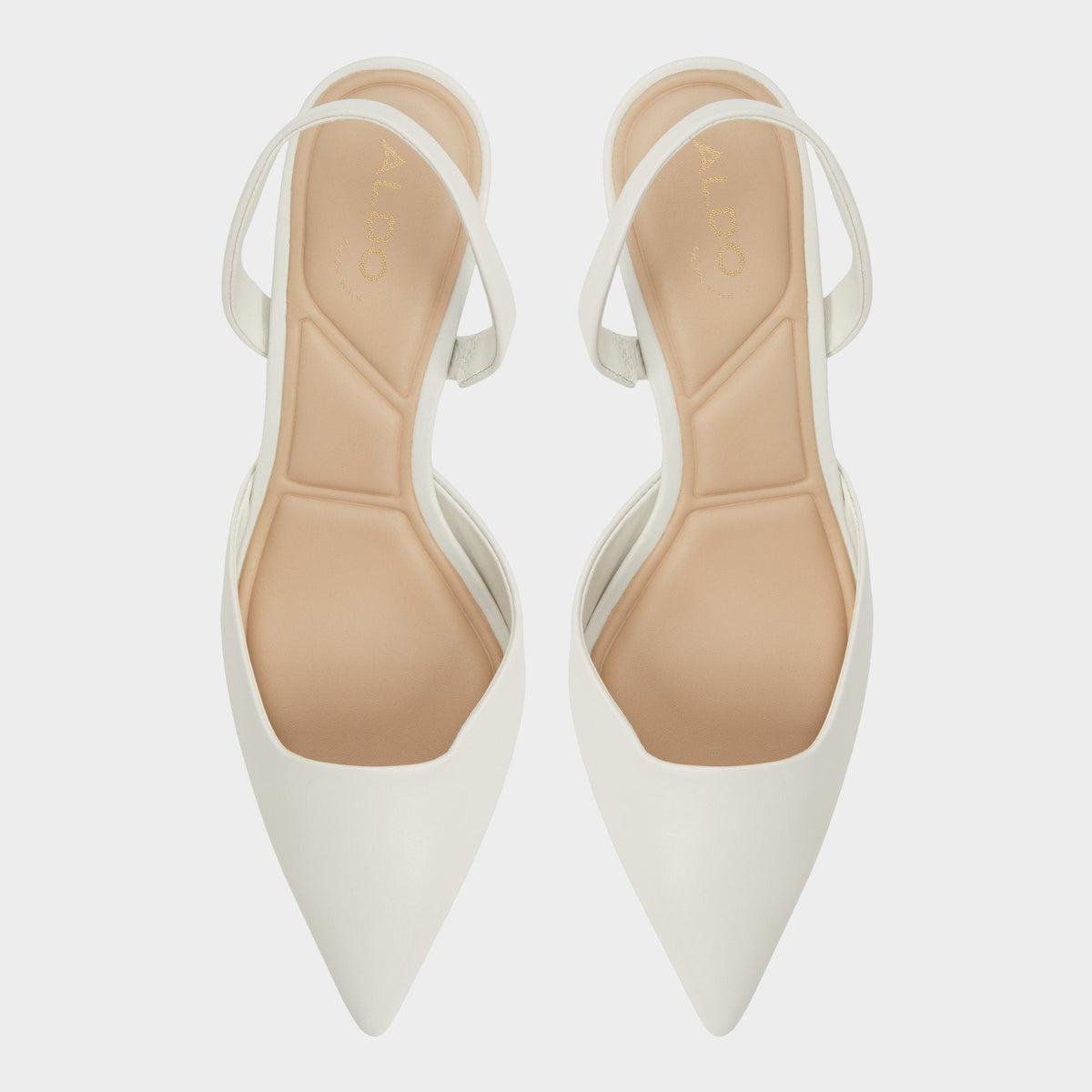 Gavedessi Open White Women's Kitten heels - Slingback heel, Kitten heel | Aldo New