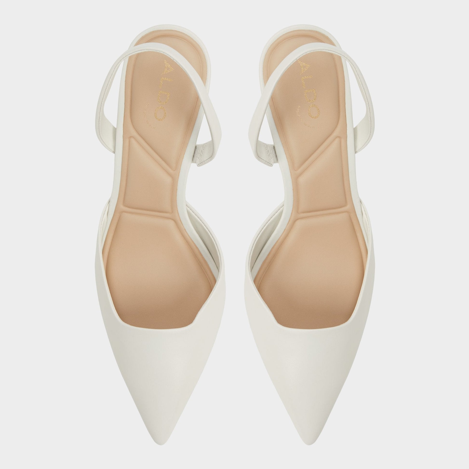 Gavedessi Open White Women's Kitten heels - Slingback heel, Kitten heel | Aldo New