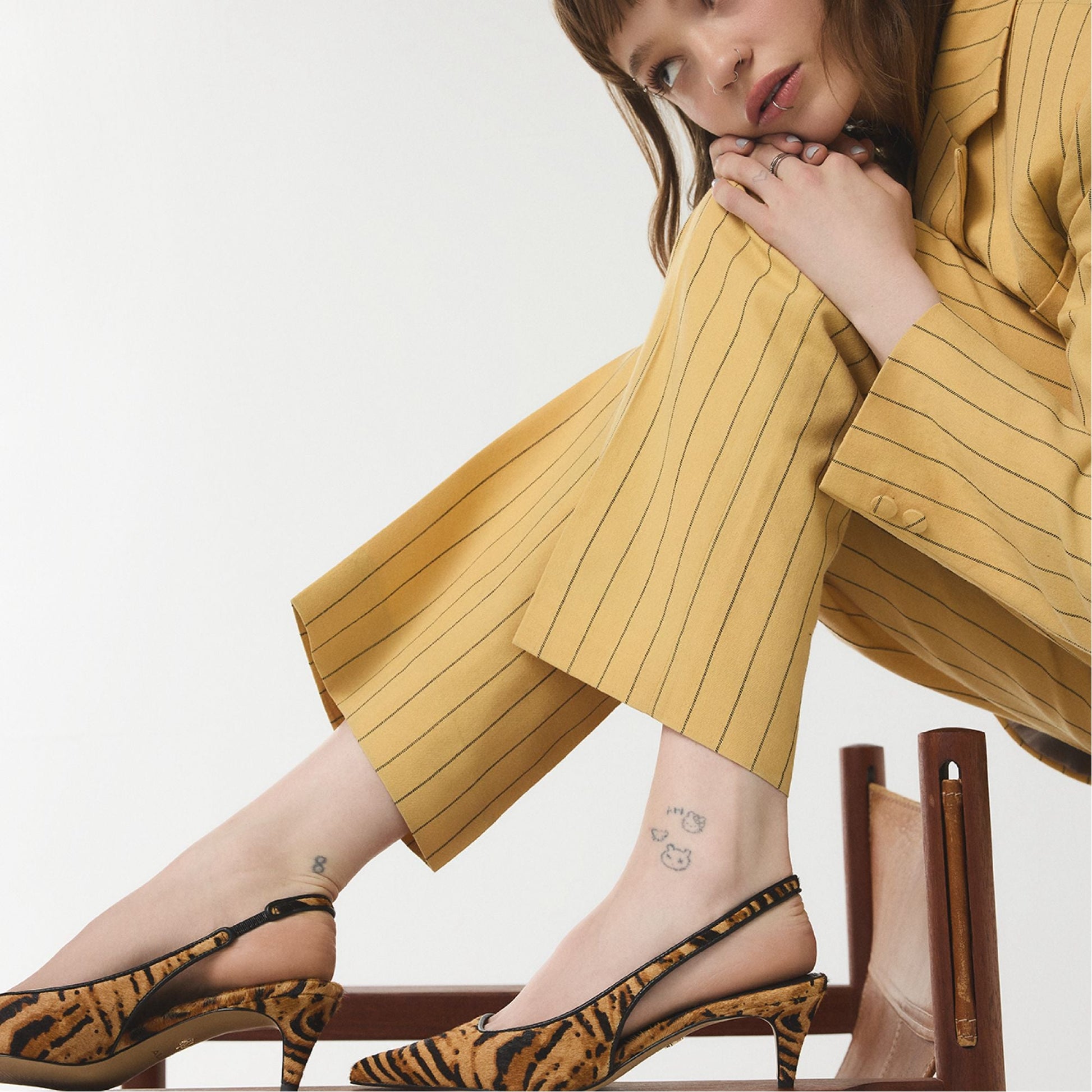 Leanah in Open Brown - Slingback heel, Kitten heel | Aldo Classic