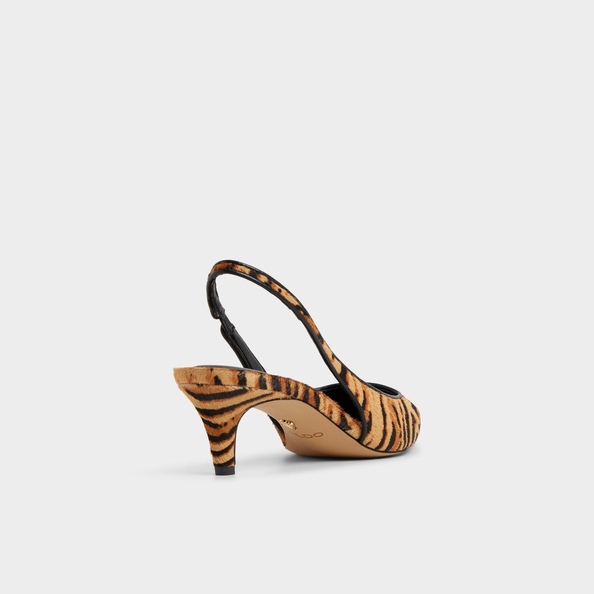 Leanah in Open Brown - Slingback heel, Kitten heel | Aldo Classic