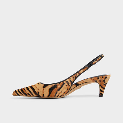 Leanah in Open Brown - Slingback heel, Kitten heel | Aldo Classic