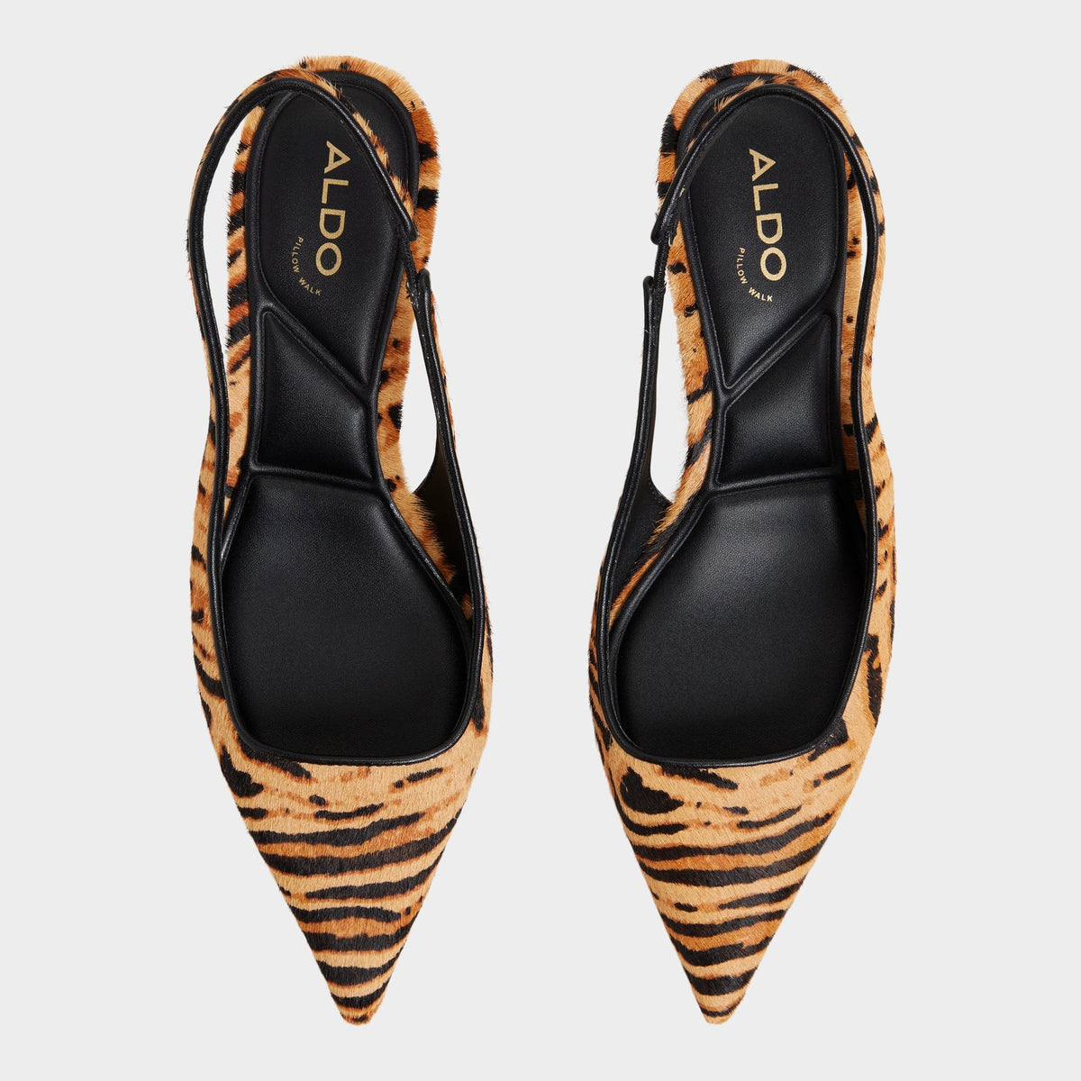 Leanah in Open Brown - Slingback heel, Kitten heel | Aldo Classic