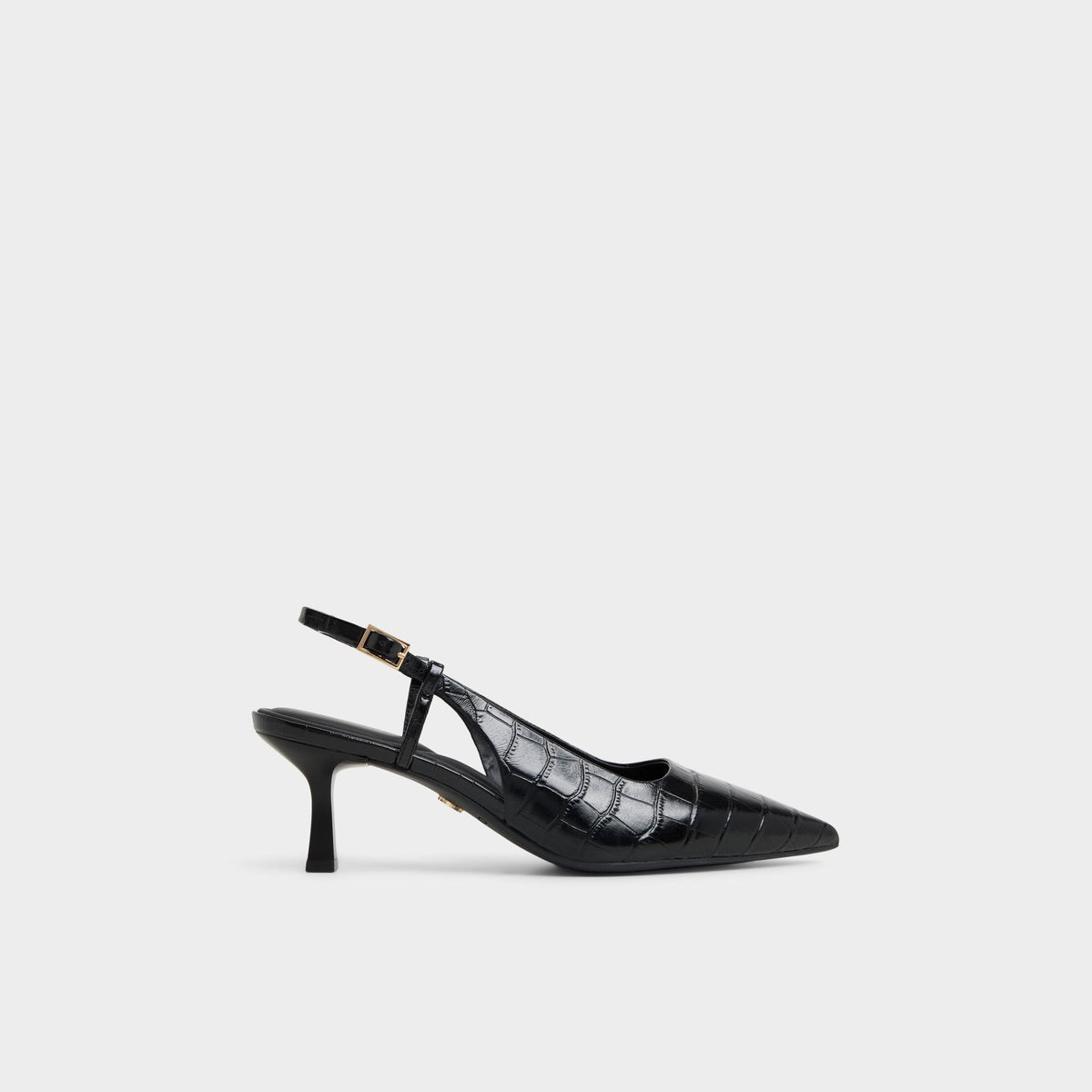 Adan in Black - Slingback heel, Kitten heel | Aldo Premium