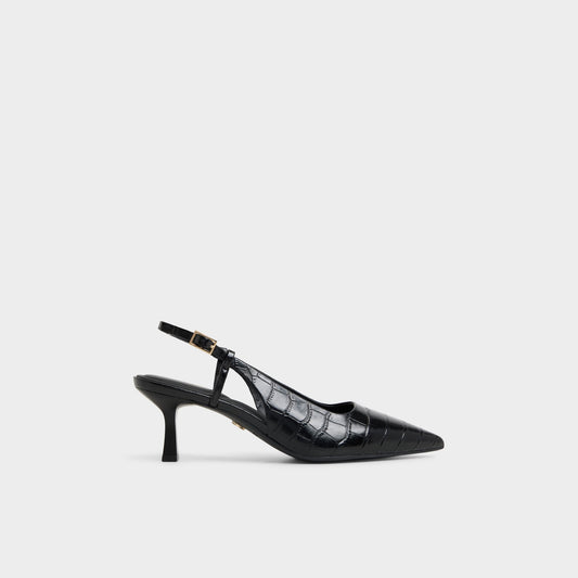 Adan in Black - Slingback heel, Kitten heel | Aldo Premium