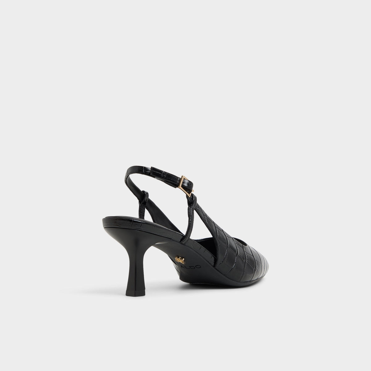 Adan in Black - Slingback heel, Kitten heel | Aldo Premium
