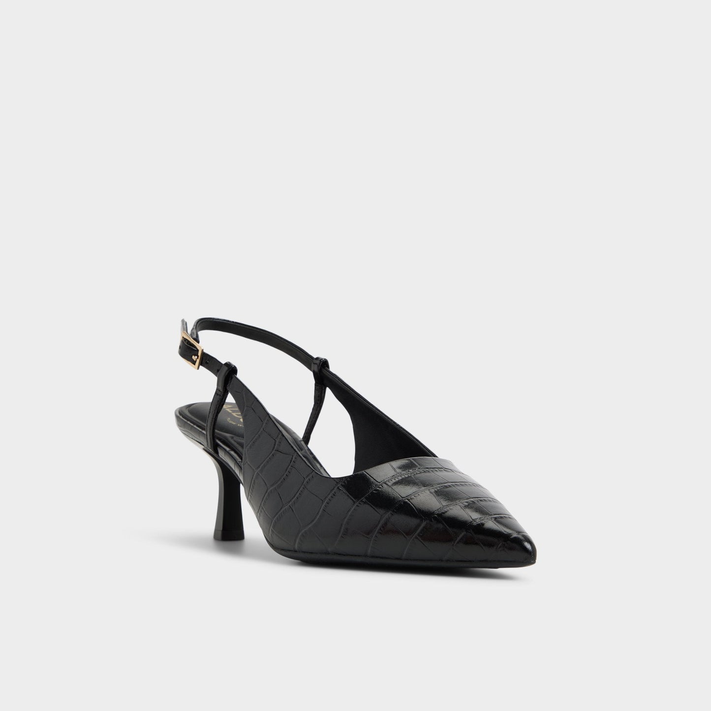 Adan in Black - Slingback heel, Kitten heel | Aldo Premium