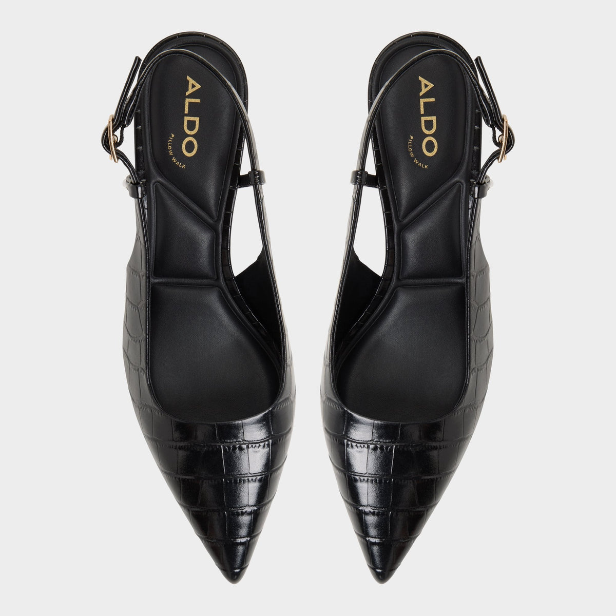 Adan in Black - Slingback heel, Kitten heel | Aldo Premium