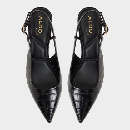 Adan in Black - Slingback heel, Kitten heel | Aldo Premium