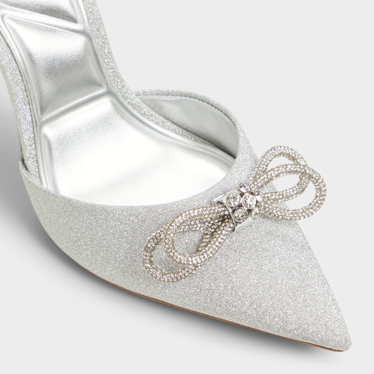 Addie Silver Women's Slingbacks - Slingback heel, Stiletto heel | Aldo New