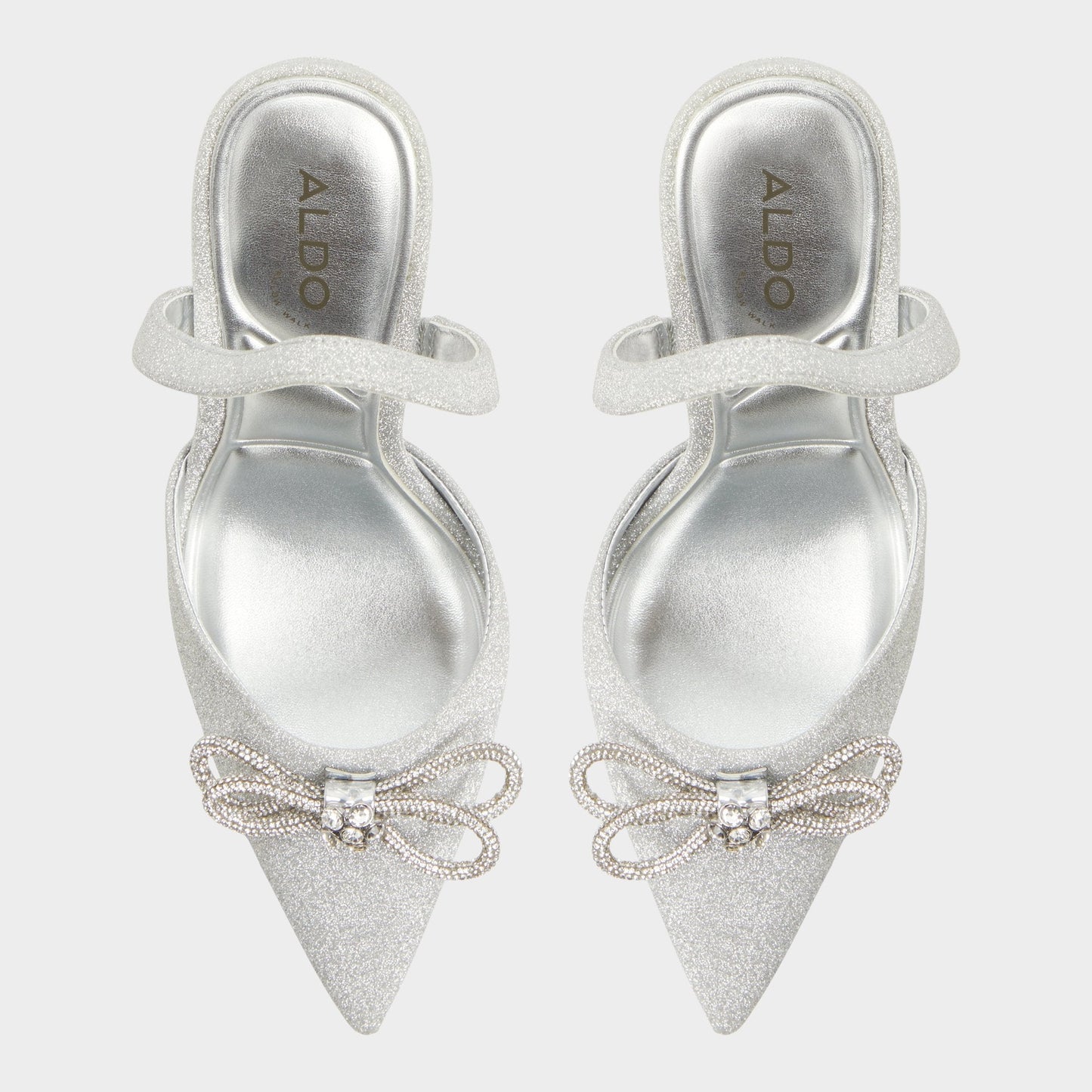 Addie Silver Women's Slingbacks - Slingback heel, Stiletto heel | Aldo New