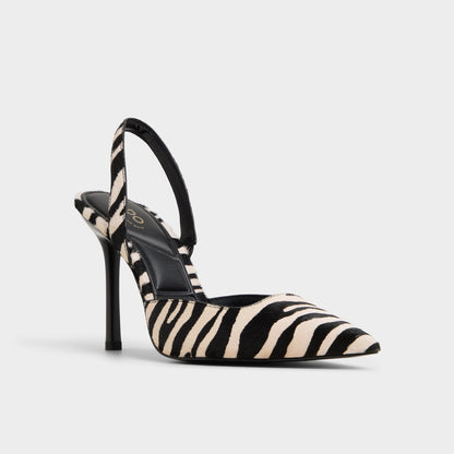Berolden White/Black Women's Animal Prints - Slingback heel | Aldo Popular