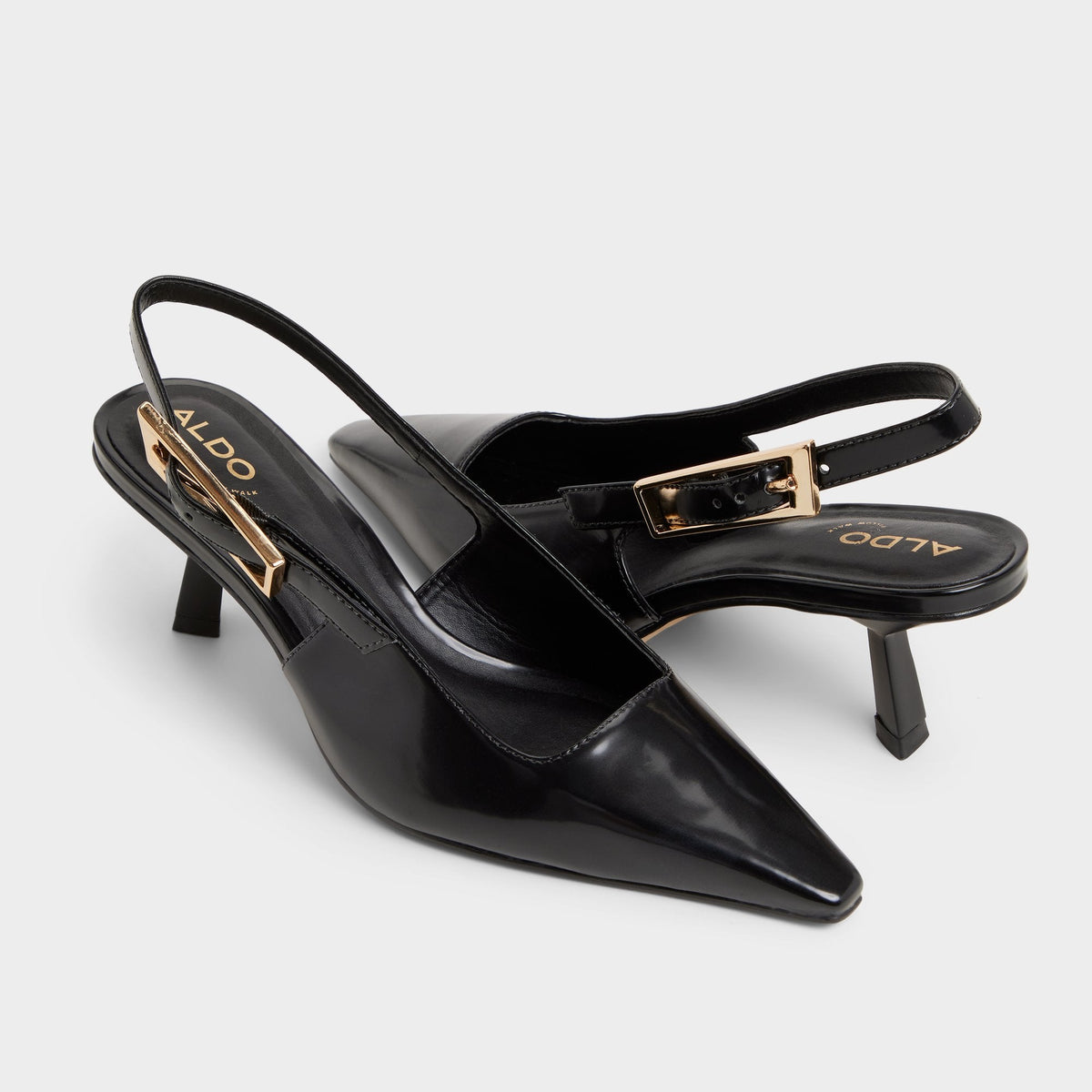 Nealie in Black 14139075 - Slingback heel, Kitten heel | Aldo Trending