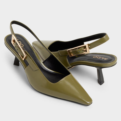 Nealie in Khaki 14139074 - Slingback heel, Kitten heel | Aldo Signature