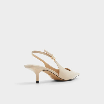 Josita Medium Beige Women's Kitten heels - Slingback heel, Kitten heel | Aldo Essential